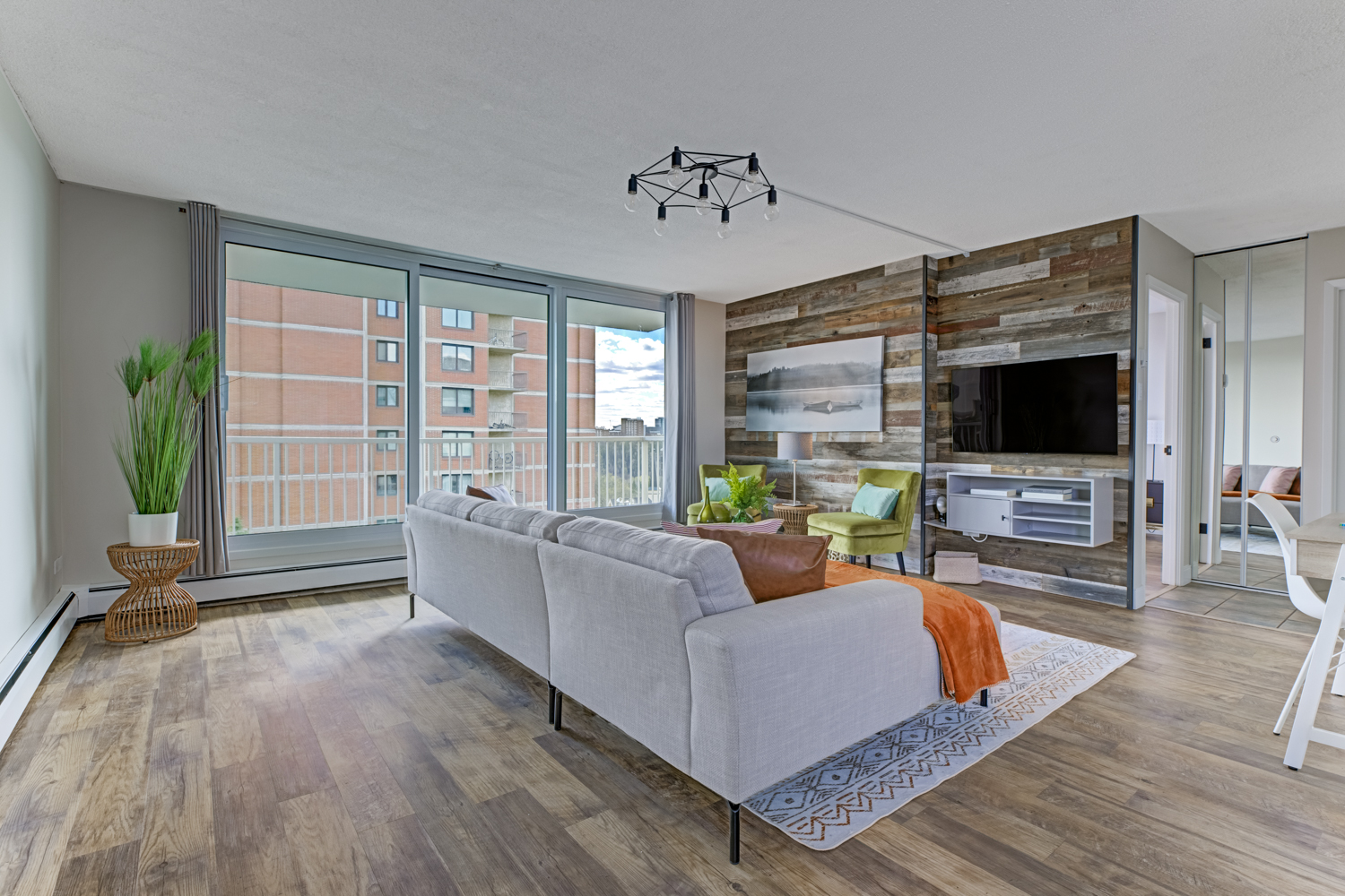Staging living room Edmonton. Stage and Style by Leigh